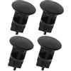 Gvrxec 4 perni a cerniera per coperchio del bidone della spazzatura, 43 x 18 mm, per uso domestico o commerciale, 100/120/240 litri, compatibili con Ot-to/E-S-E