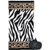 Seamar Telo Mare Fantasia Zebra 100% Spugna di Cotone Asciugamano Spiaggia - Beach Towel