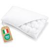 Dream Materassi Dream Cuscino Letto 50x80 SuperSoft in Microfibra alto 15cm - Cuscino per Dormire Imbottito in Morbida Falda Traspirante ed EcoFriendly - Guanciale letto Extra Morbido Made in Italy