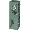Baroni Home Portaombrelli Design Verde Moderno Porta Ombrelli in Metallo con Mandala 2 Gancini e Vaschetta Scolapioggia Rimovibile 16X16X49 cm