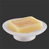 Churui 2 portasapone in vetro di ricambio per accessori da bagno, supporto universale (satinato)
