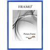 FRAMO Cornice foto 24 x 32 cm in legno massello | Chiaro Blu reale lucido | Colore/dimensione selezionabile | cornici per manifesti | Puzzle | Poster | N°117