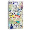 ARTTOR Quadro su Tela Verticale 65x120cm Stampe da Parete Strada graffiti parete murale Grandi Decorazione Murale Camera da Letto 1 pezzo Quadri Moderni Soggiorno Immagini Wall Art Canvas PA65x120-2907