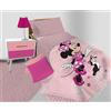 hermet Minnie Mouse, Copriletto Trapuntato Letto Singolo Primaverile Disney, Trapunta Primaverile letto singolo, Copriletto Mezza Stagione Tapuntato, 100% Microfibra, Prodotto Ufficiale Disney