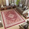 TAPISO Colorado Tappeto Pelo Corto Resistente Design Tradizionale Rosso Motivo Floreale Orientale Ornamenti Bordo Scuro Camera Salotto Soggiorno Sala Oeko-Tex 180 x 250 cm
