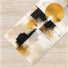 IlGruppone Tappeto Cucina Antiscivolo Made in Italy Passatoia Antimacchia Multiuso Corridoio Soggiorno Lavabile in Lavatrice - 50x400 - Urban Giallo