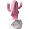 SIMDIM Statua Figurine, Piante Resina Ornamenti Statua, Moderni Soprammobili Scultura Statua Ornamenti, Accessori Casa Arredamento, Cactus Statuette Design Casa, Decorazioni Casa Moderna (rosa)