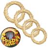 Ltsbaed Ltsbead Corona di Paglia Naturale Corone per Decorazione Anello di Paglia per Porta per la Casa fai da te e Decorazioni da Parete (Ø 15 cm/2.5 cm Ø 20 cm/3 cm Ø 25 cm/3.5 cm Ø 30cm/3.5 cm) 4 Pezzi
