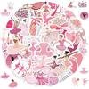 HaOrchid Adesivi per Balletto, 2 X 50 Pezzi di Adesivi Danza, Art Dance Balletto Sticker, Cute Adesivi Bambina, Stickers Bambini Vinile Impermeabile, per Valigia Skateboard Laptop Bottiglia D'acqua Auto Moto
