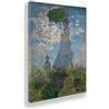 Giallobus - Quadro - Claude Monet - Donna con ombrello - Tela Canvas Telaio Standard - 70x100 - Pronto da appendere - Quadri moderni per la casa