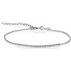Namana Bracciale con Barra Borchiata in Argento Sterling con Pietre. Fine Bracciale in Argento per Donna con Zirconi AAA. Bracciale a Catena con Confezione Regalo (20)