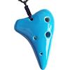 WMXD principianti ocarina Mini Ocarina Collana A 6 Fori Ciondolo Carino Sei Fori Super Treble F Key SSF Strumento Musicale Ocarina Portatile ocarina professionale (Color : 06)