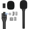 YOUSHARES Hollyland Lark M2 - Supporto per microfono da intervista, in ferro, magnetico, compatibile con microfoni wireless Hollyland Lark A1/MAX/150 e Rode/DJI Magnetic Lavalier
