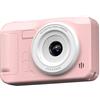 Rtxbvg Fotocamera Digitale 4K 44 Megapixel Fotografia HD CCD Viaggi Selfie Tasca Studenti Campus Selfie Fotocamera Rosa