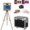 NEWESGOGO Macchina portatile di PhotoBooth del treppiede con la stampante della | Treppiede portatile DSLRBOOTH specchio fotografico professionale DSLR Photo Booth per feste Built-in Mini PC