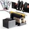 Generic Kit di rimozione della polvere con pellicola negativa con barra antistatica agli ioni, spazzola rimovibile e spazzola antistatica per una pulizia efficiente di pellicole da 135, 120 e 4 x 5