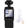 Wakects Fotocamera 1080P, Videocamera Vlog, Videocamera D'azione, Rotazione Dell'obiettivo a 270 Gradi e 360 Gradi per la Fotografia All'aperto