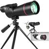BOSSDUN Cannocchiale per Bird Watching,Cannocchiale,Cannocchiale, telescopio impermeabile con treppiede con prisma BAK4