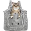 Generico Pet Carrier Apron - 200g Plush Cat Dog Sling | Hands-Free Adjustable Pouch | Small Animal Shoulder Front Carry Sleeping Bag Holes Comfort Travel Home Apartment Kitten Tote Multiple Uses