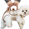 Generic Zaino per il trasporto del cane, zaino per il trasporto di animali domestici con borsa per snack, cinghie traspiranti regolabili per auto, calmante, passeggiate, escursionismo, campeggio, allenamento