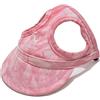 Hixingo Cappello da Baseball per Cani, Estate Berretto Cane Sport Protezione Solare Costumi Cane Accessorio con Fori per Le Orecchie e Cinghia Regolabile per Piccolo Cane Cani (S,Tinta Unita/Rosa)