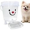 Generico per Cani con Dispenser Automatico - Alimentatore E Abbeveratoio Visivo Antigoccia | Erogatore per Gatti Animali,Per Cuccioli, Gatti, Animali Domestici, Casa, Interno, Esterno,