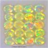 Gemsporium Opale di Fuoco Naturale Ovale AAA Flash Colore 4,40ct 5x4mm 20pz