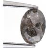 NATURAL ROSE CUT DIAMONDS Diamante Naturale Ovale Sciolto LOOSE 7 x 4.8 MM 0.64 CT Grigio