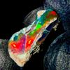OPAL EMPIRE Opale Nero Grezzo Naturale Etiopia Fire Opal 4,50 Ct 20x11 mm