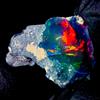 OPAL EMPIRE Opale Etiopico Naturale Nero Opale Grezzo Fire 6 ct 20x12 mm 1 pz