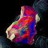 OPAL EMPIRE Fire Opal Grezzo Etiopico Nero 3,50 ct 16x12 mm