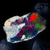 OPAL EMPIRE Opale Nero Grezzo Naturale da Fuoco Etiopia Gemma 6 Ct 18x11 mm