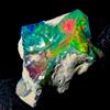 OPAL EMPIRE Opale Naturale Nero, Pietra Grezza Etiopica 6,5 Ct 18x14 mm