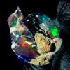 OPAL EMPIRE Opale Nero Grezzo Etiope Pietra Naturale 6,5 Ct 17x14 mm