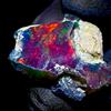 OPAL EMPIRE Opale Nero Fire Opal Grezzo Naturale Etiope 8 Ct 17x15 mm 1Pz
