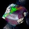OPAL EMPIRE Fire Opale Nero Etiopia Grezzo Naturale 9.5 Ct 16x15 mm