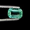 Egemdiamond Diamante Naturale A Taglio Smeraldo Verde 0.42ct 5.8x3.8mm Qualità Eccellente