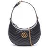 GUCCI GG Marmont Borsa a tracolla con catena 699514DTDHT1000 pelle nera NUOVA...