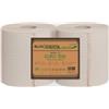 EUROCARTA Rotoloni Asciugatutto, Carta Cucina 100% Riciclata 2 Veli, 25x20cm, 800 Strappi, Bobine Multiuso per Uso Professionale, Contatto Alimentare (2 Rotoli)