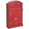 Alubox Cassetta postale residence rosso