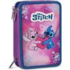 SEVEN, Disney Stitch Astuccio 3 zip disney stitch