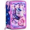 Seven Astuccio 3 zip 3d - pixie unicorn
