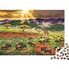 XiaopangXY African Wildlife Puzzle 1000 Pezzi Materiale Riciclato Savanna Safari Puzzles per Ragazzi e Ragazze dai 6 Anni in Su Gioco Educativo Sfida Giocattolo Genitore-Figlio 38x26cm/1000pcs