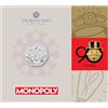 CrawleyCoins Moneta 2025 UK 90 Years of Monopoly Game 50p brillante fior di conio in confezione sigillata menta