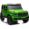 GIODICART Auto elettrica per bambini Mercedes-Benz G63 con telecomando 2,4 Ghz Verde Opaco (Senza lettore Video MP4)