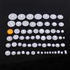 Haosie Set di ingranaggi in plastica, set di ingranaggi a corona, kit di ingranaggi per vermi, set di ruote dentate, per robot auto motore giocattolo fai da te (64 tipi) (64 Kinds Gear Kit)