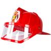 APLVFFZH Cappello da Pompiere per Bambini, Berretto da Festa, Casco da Pompiere Robusto per Bambini e Bambine, Rosso
