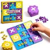 QingWing Gioco Tris, XO Tic Tac Toe Set di Giochi Classici, Gioco Tic Tac Toe Giocattolo Interattivo Portatile per Genitori, Adatto a Bambini Dai 3 Anni in su