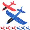 HO-SFSM 6 Pezzi Aereo Polistirolo Bambini, Aerei Polistirolo da Lanciare 24cm, Gioco Esterno All'aperto Interattivi Regalo Compleanno Bimbo