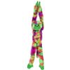 Toyland Scimmia e gambe lunghe multicolore 20 pollici, con impugnatura insieme